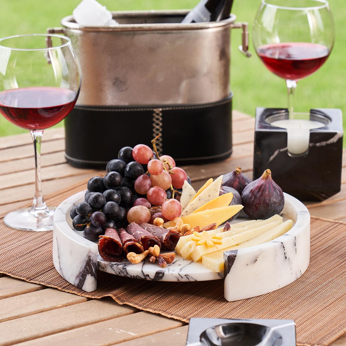 Solid Lilla Mermer Peynir ve Sunum Tepsisi