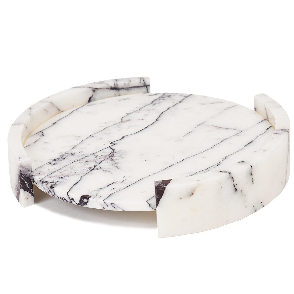 Solid Lilla Mermer Peynir ve Sunum Tepsisi