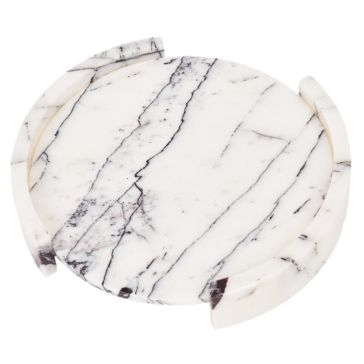 Solid Lilla Mermer Peynir ve Sunum Tepsisi