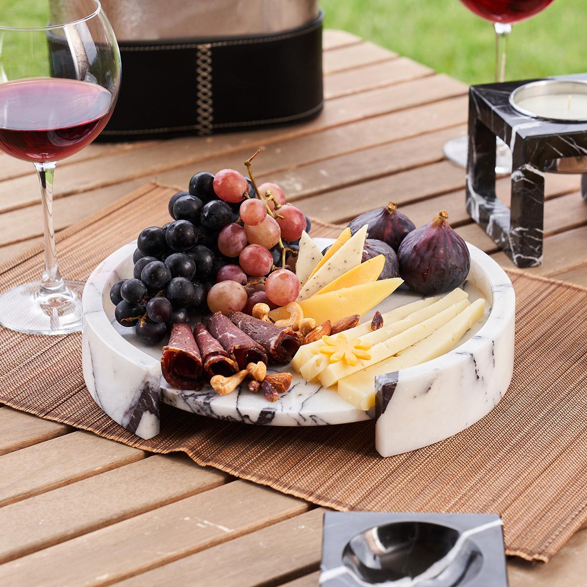 Solid Lilla Mermer Peynir ve Sunum Tepsisi