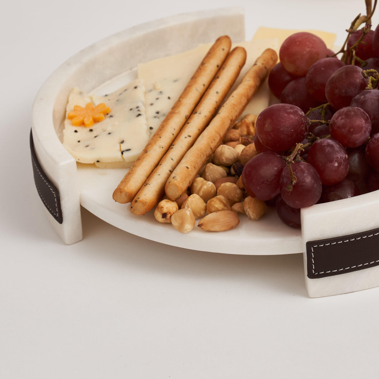 Solid Nappa Mermer Sunum Tepsisi