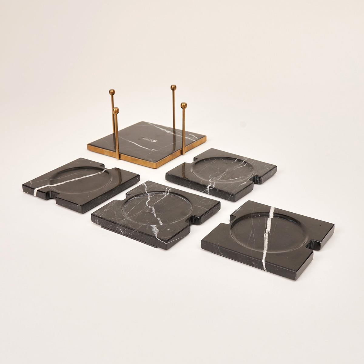 Timeless Toro Mermer Bardak Altığı