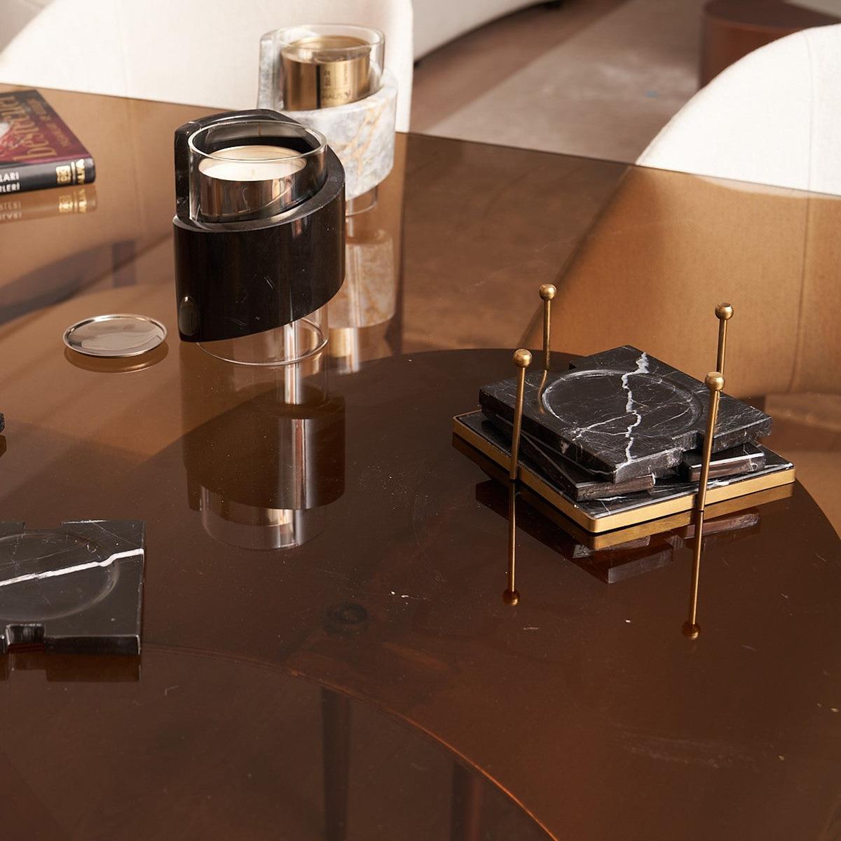 Timeless Toro Mermer Bardak Altığı