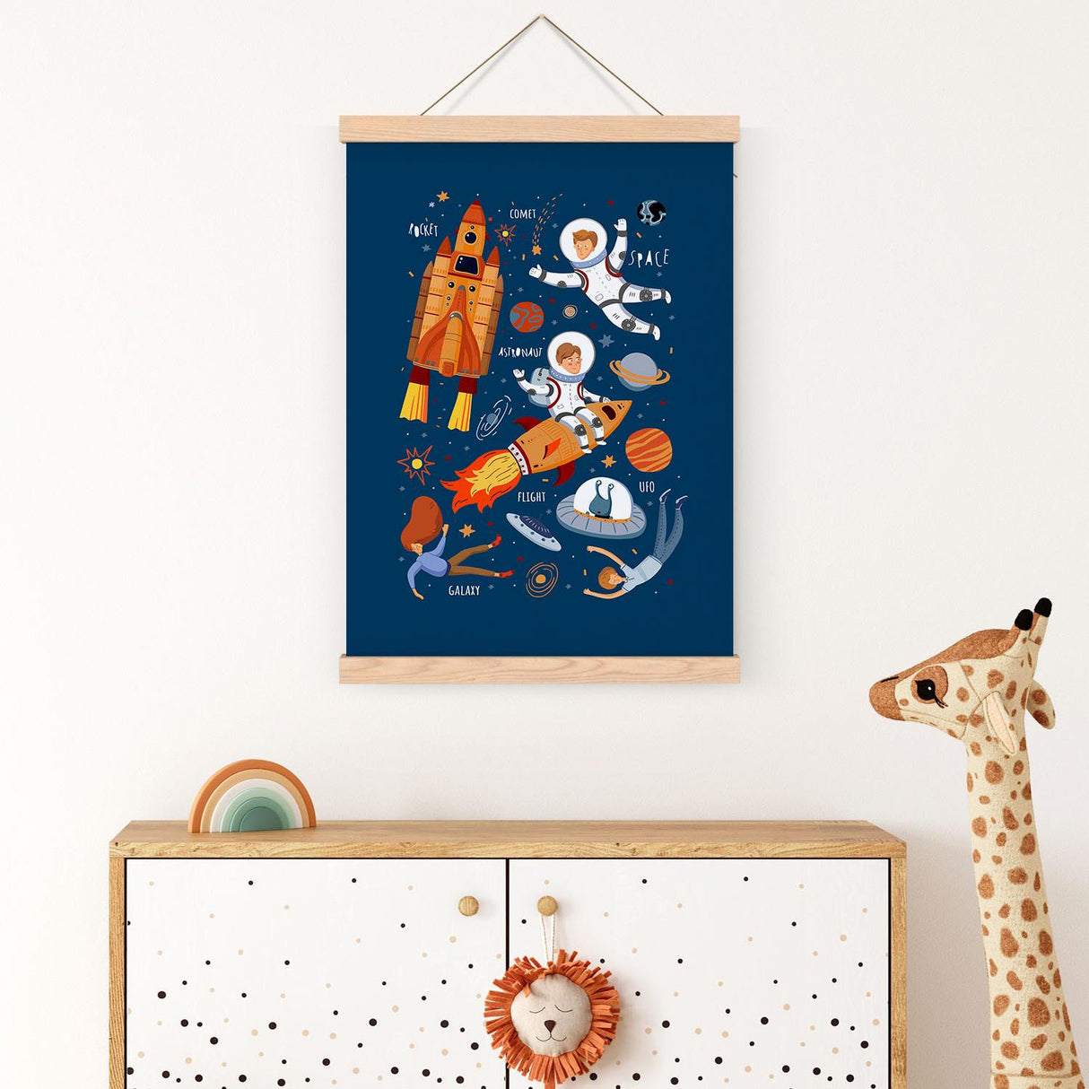 Uzay Çerçeveli Poster