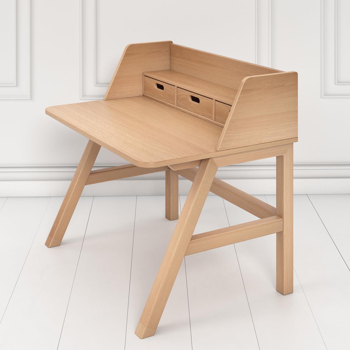 Vintage Çocuk Çalışma Masası