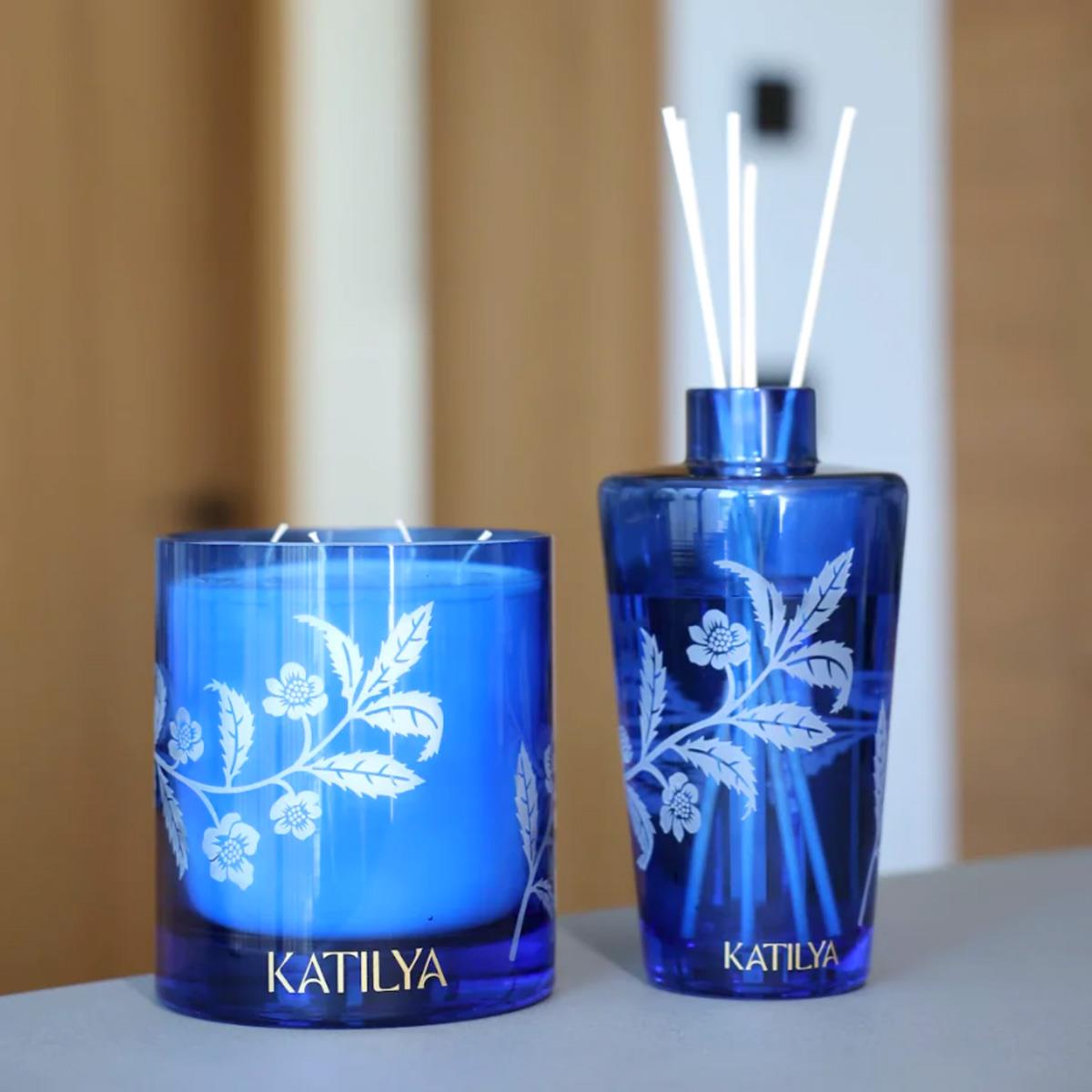 Yaka Büyük Mum – 1850 gr | Beyaz Çiçek, Vanilya ve Misk ile Yumuşak & Sakinleştirici