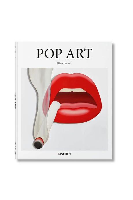 Kitaplıkta sergilemek için Pop Art sanat kitabının kapağı