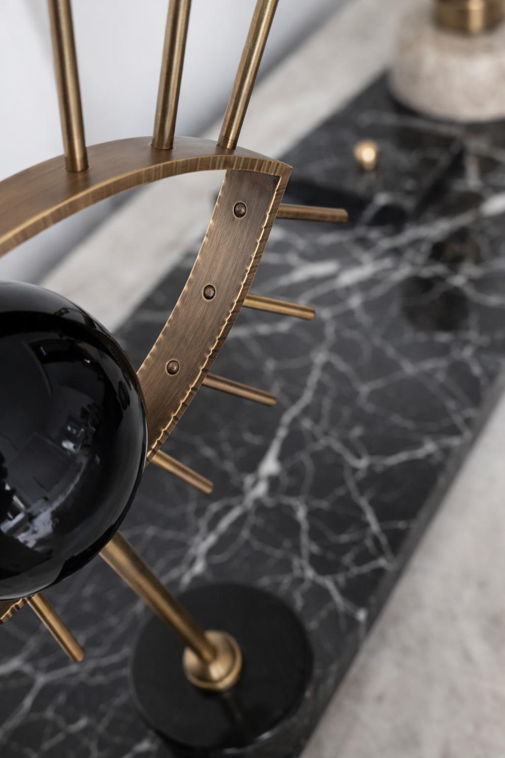 2'li Evil Eye Obje Siyah