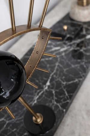 2'li Evil Eye Obje Siyah