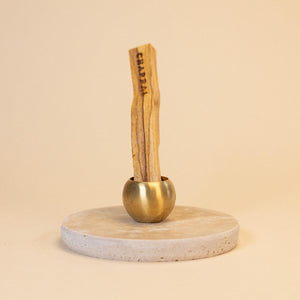 Travertine Palo Santo Incense Burner