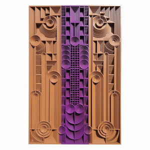 Prairie 40's – Frank Lloyd Wright Esintili Ahşap Tablo