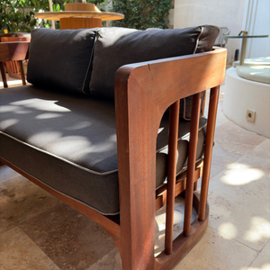 Iroko Cozy Double Garden Sofa