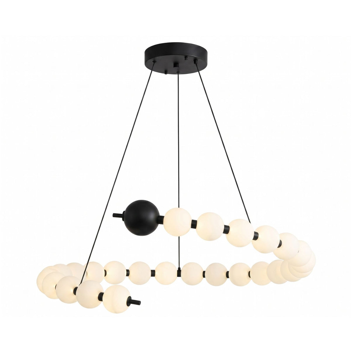 Pearl Grain Sarkıt Led Avize 100 Cm - 1