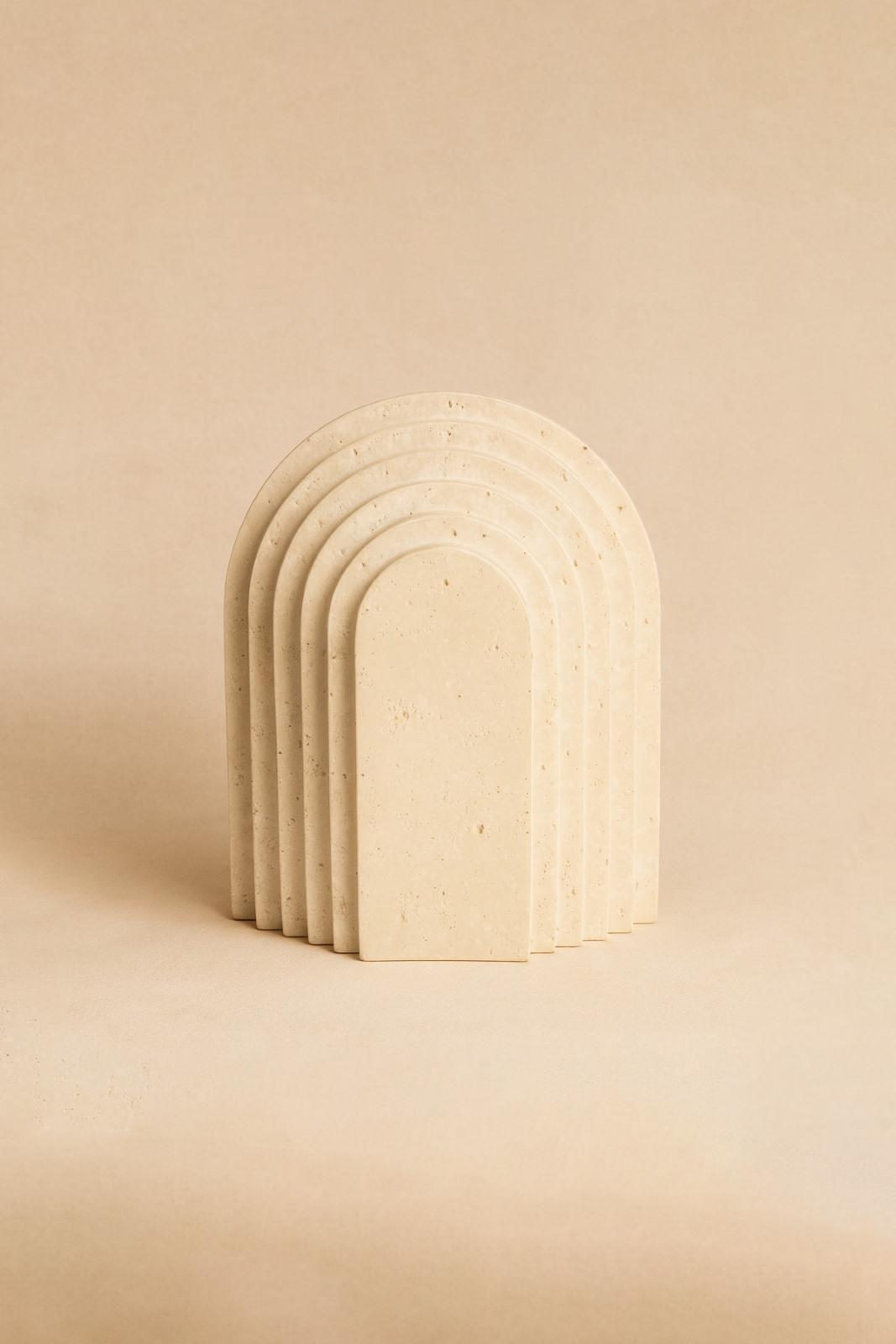 Beige Concrete Book Holder