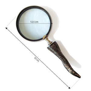 Boynuz Saplı Büyüteç Kemik