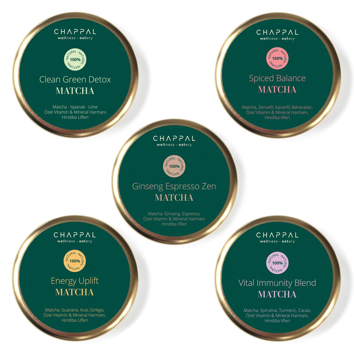 Daily Wellness Matcha Set – 5’li Özel Karışım