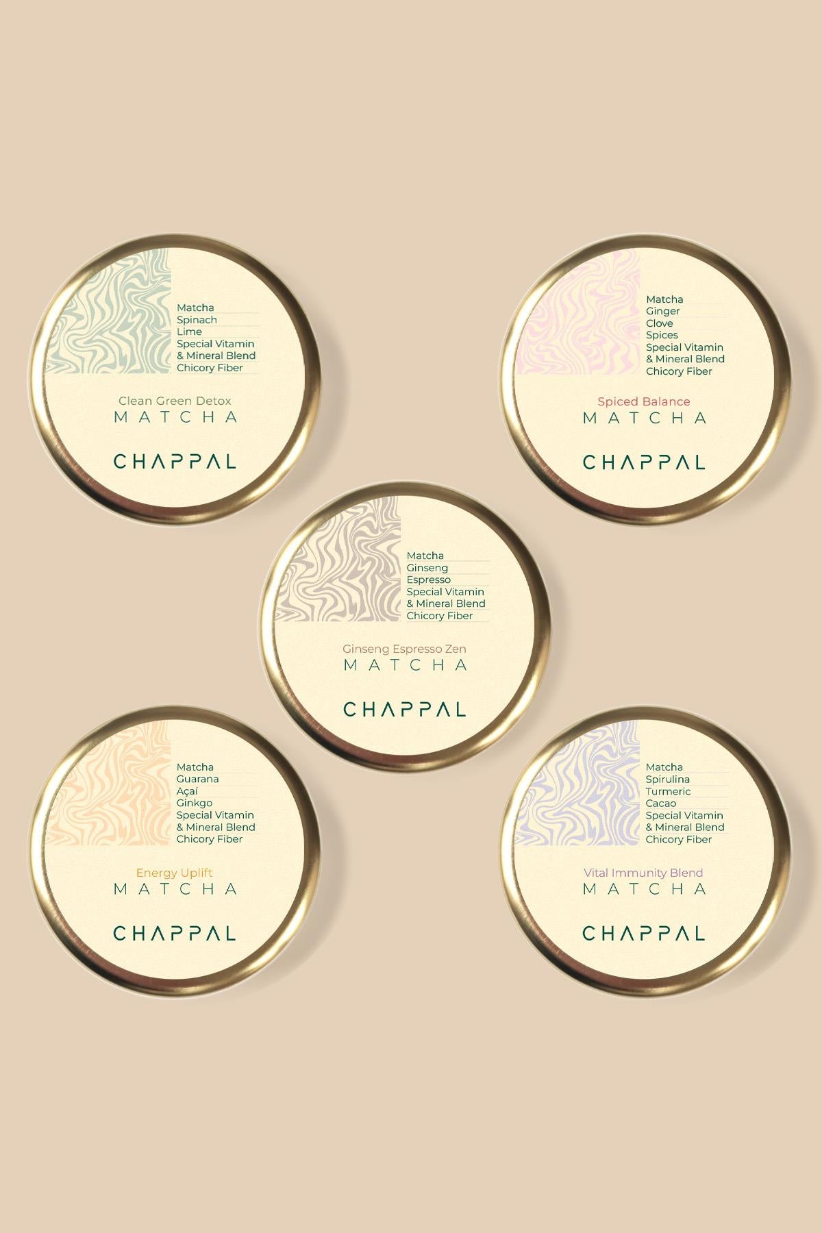 Daily Wellness Matcha Set 5'li Özel Karışım - Chappal