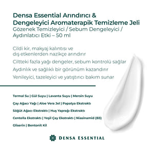 Densa Essential Arındırıcı & Dengeleyici Aromaterapik Temizleme Jeli 50 ml (Seyahat Boy)