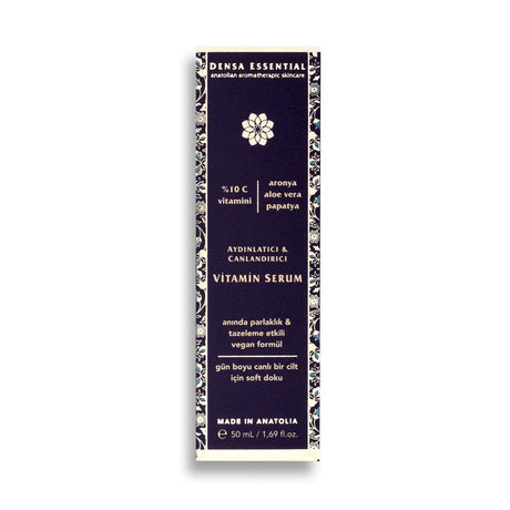 Densa Essential Aydınlatıcı - Canlandırıcı - Leke Karşıtı %10 C Vitamini + %4 Niasinamid Serumu 50 ml