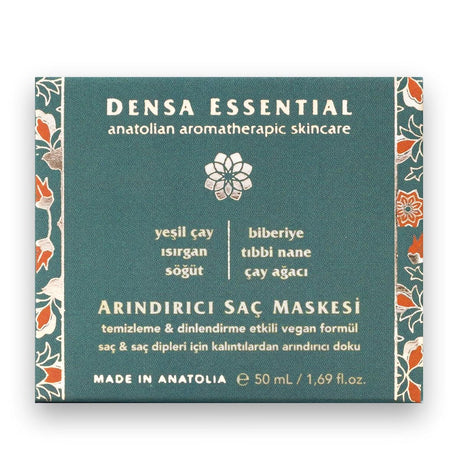 Densa Essential Detoks Saç Maskesi - Kepek ve Yağdan Arındırıcı, Temizleyici, Dinlendirme Etkili 50 ml