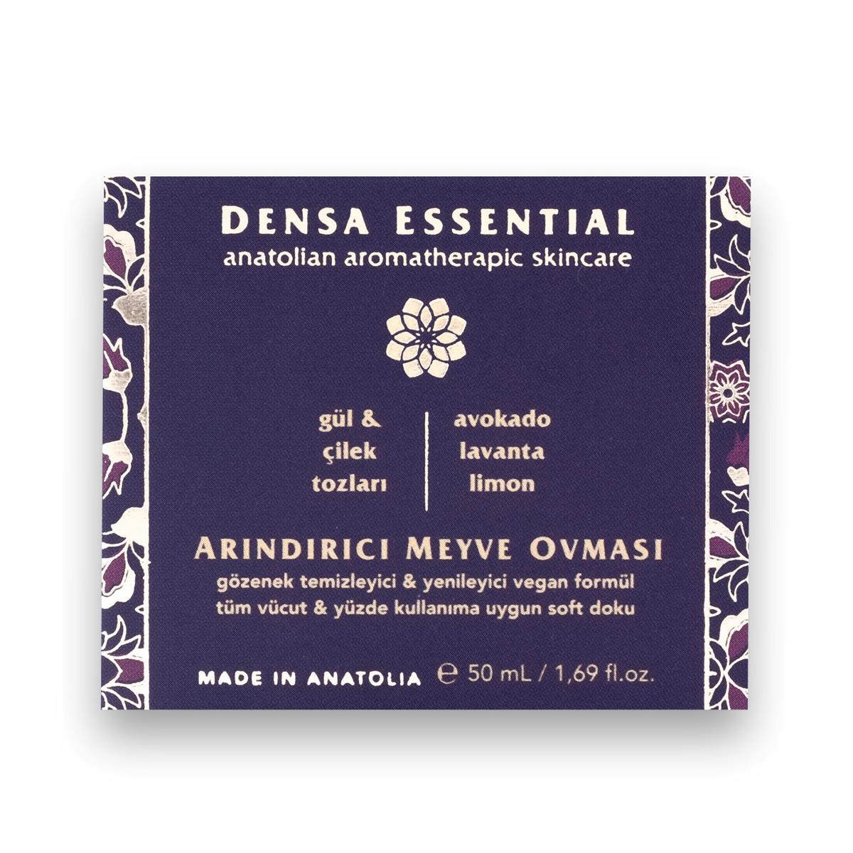 Densa Essential Işılıtılı Meyve Ovması - Doğal Peeling Etkili Arındırıcı & Gözenek Temizleyici 50 ml