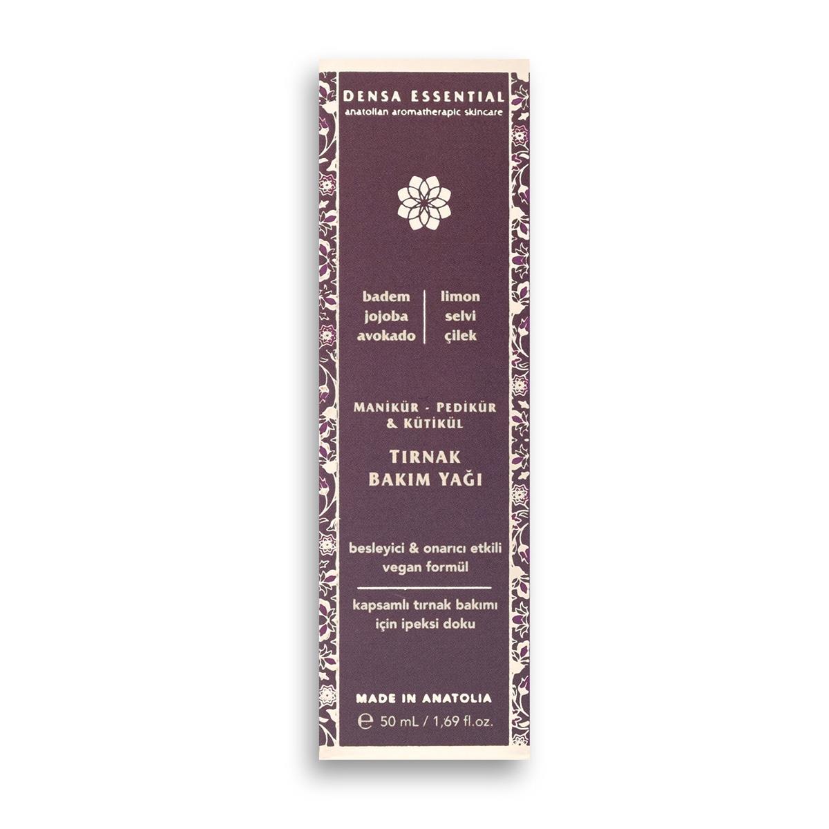 Densa Essential Manikür, Pedikür, Kütikül Tırnak Bakım Yağı 50 ml / Besleyici/Parlatıcı/Güçlendirici Bakım