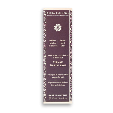 Densa Essential Manikür, Pedikür, Kütikül Tırnak Bakım Yağı 50 ml / Besleyici/Parlatıcı/Güçlendirici Bakım