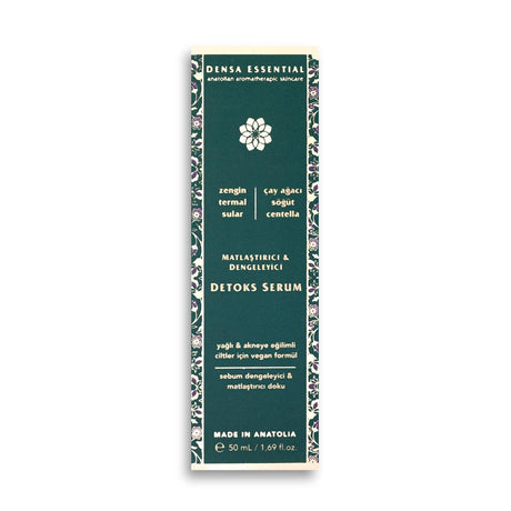 Densa Essential Matlaştırıcı & Dengeleyici Detoks Serum 50 ml - Akne/Sivilce, Komedon, Siyah Nokta Karşıtı & Gözenek Sıkılaştırıcı
