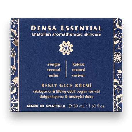 Densa Essential Reset Gece Kremi - Sıkılaştırıcı/Dolgunlaştırıcı/Lifting Etkili 50 ml Yeniden Enerjik & Pürüzsüz Cilt Görünümü