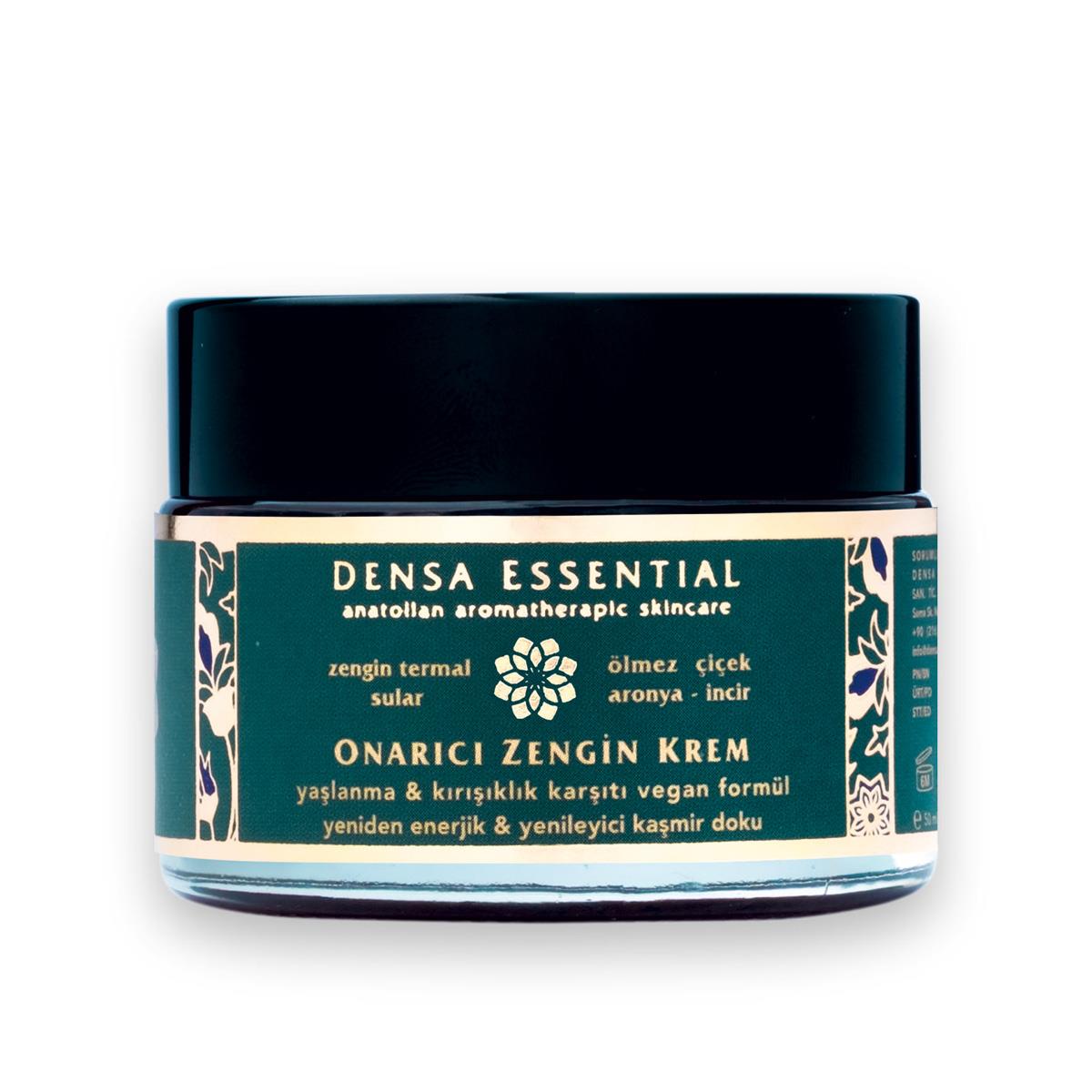 Densa Essential Yaşlanma & Kırışıklık Karşıtı Onarıcı Zengin Krem / AntiAge Global 50 ml Yeniden Enejik ve Canlı Cilt Görünümü