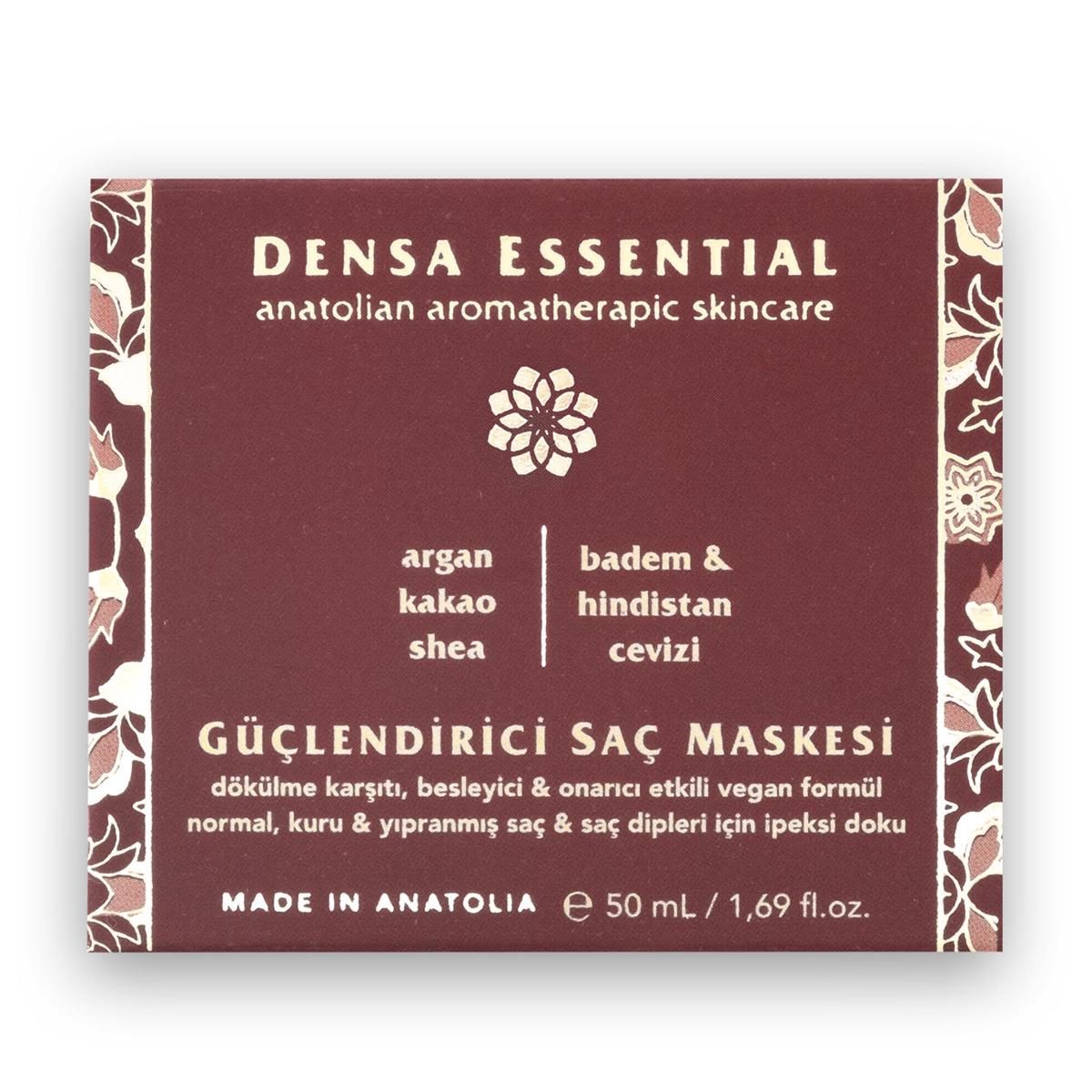 Densa Essential Yoğun Bakım Saç Maskesi Dökülme Karşıtı/Güçlendirici/Onarıcı/Besleyici 50 ml