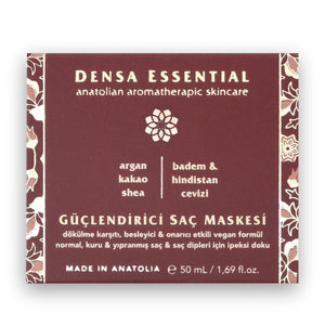Densa Essential Yoğun Bakım Saç Maskesi Dökülme Karşıtı/Güçlendirici/Onarıcı/Besleyici 50 ml