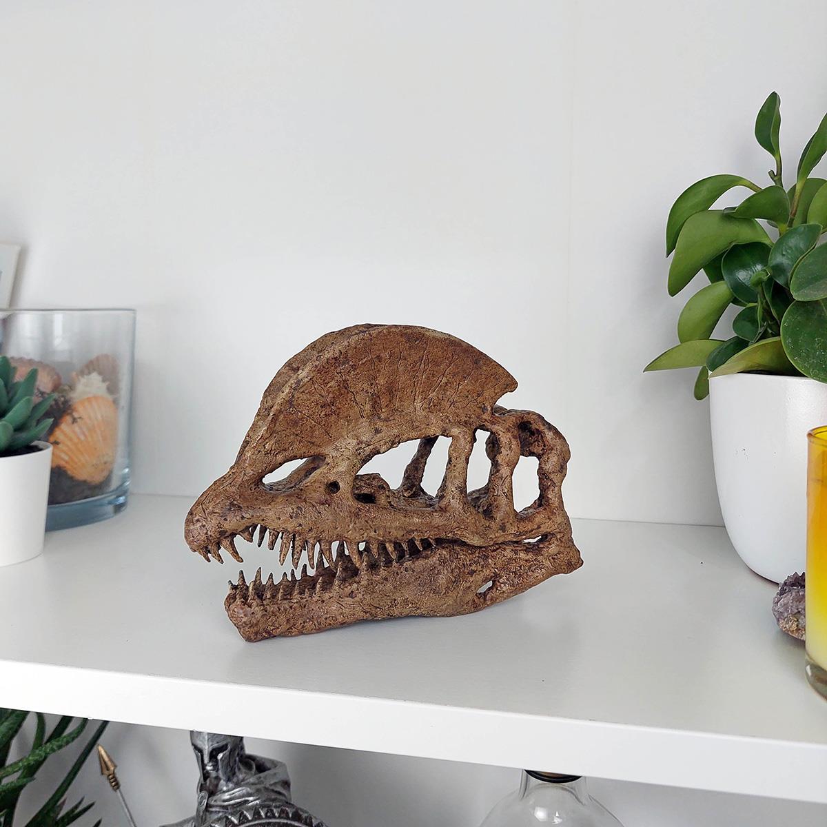 Dilophosaurus Mini Seramik Heykel
