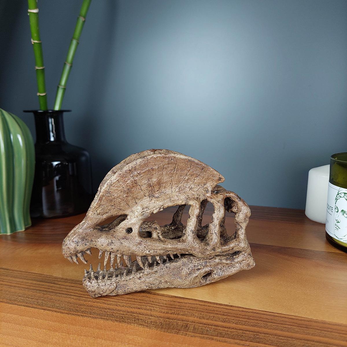 Dilophosaurus Mini Seramik Heykel