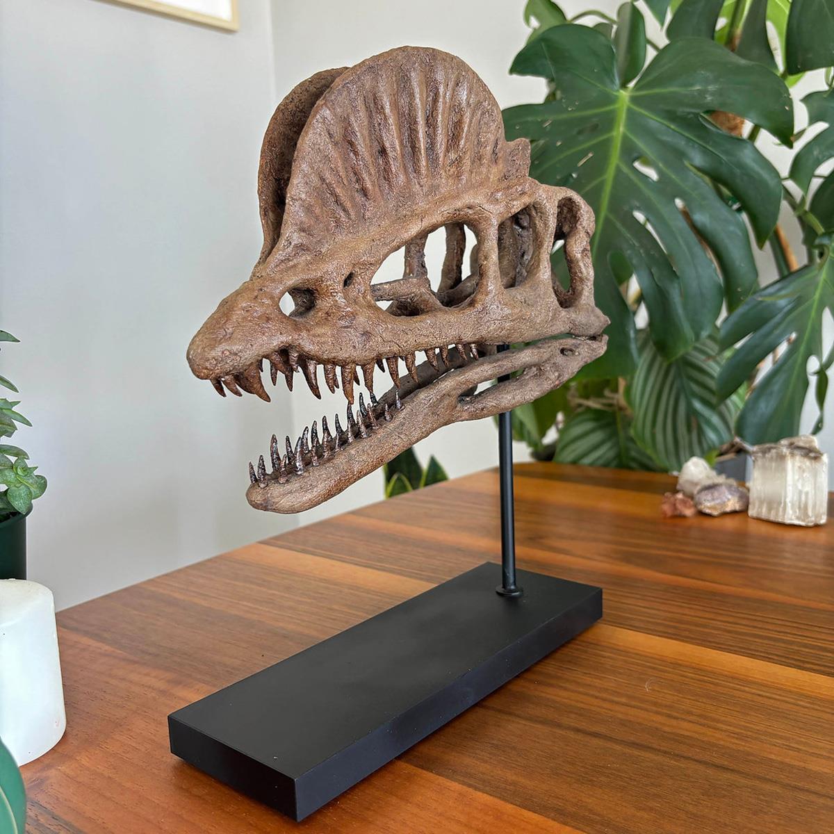 Dilophosaurus Seramik Heykel