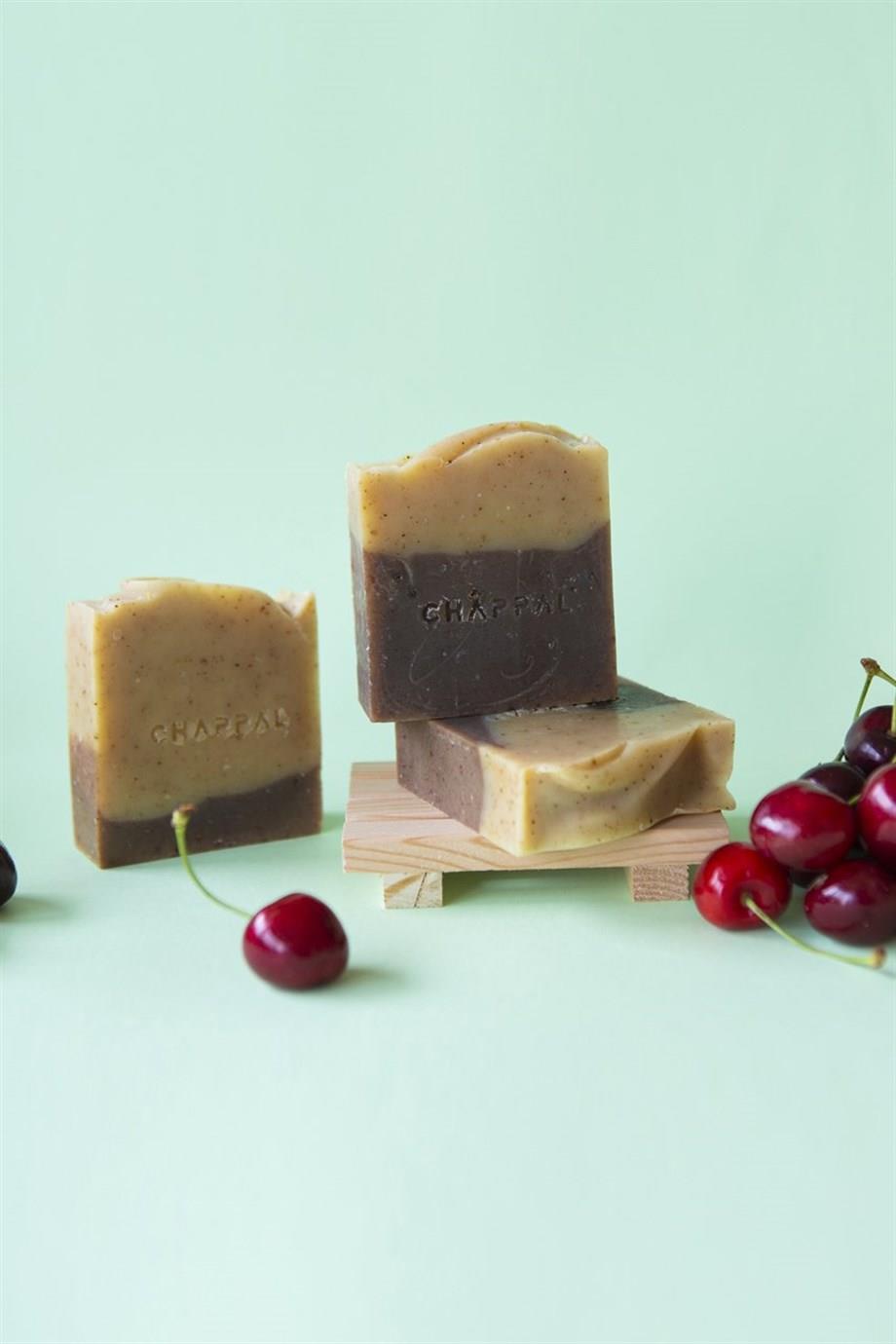 Natural Cherry Stone Soap