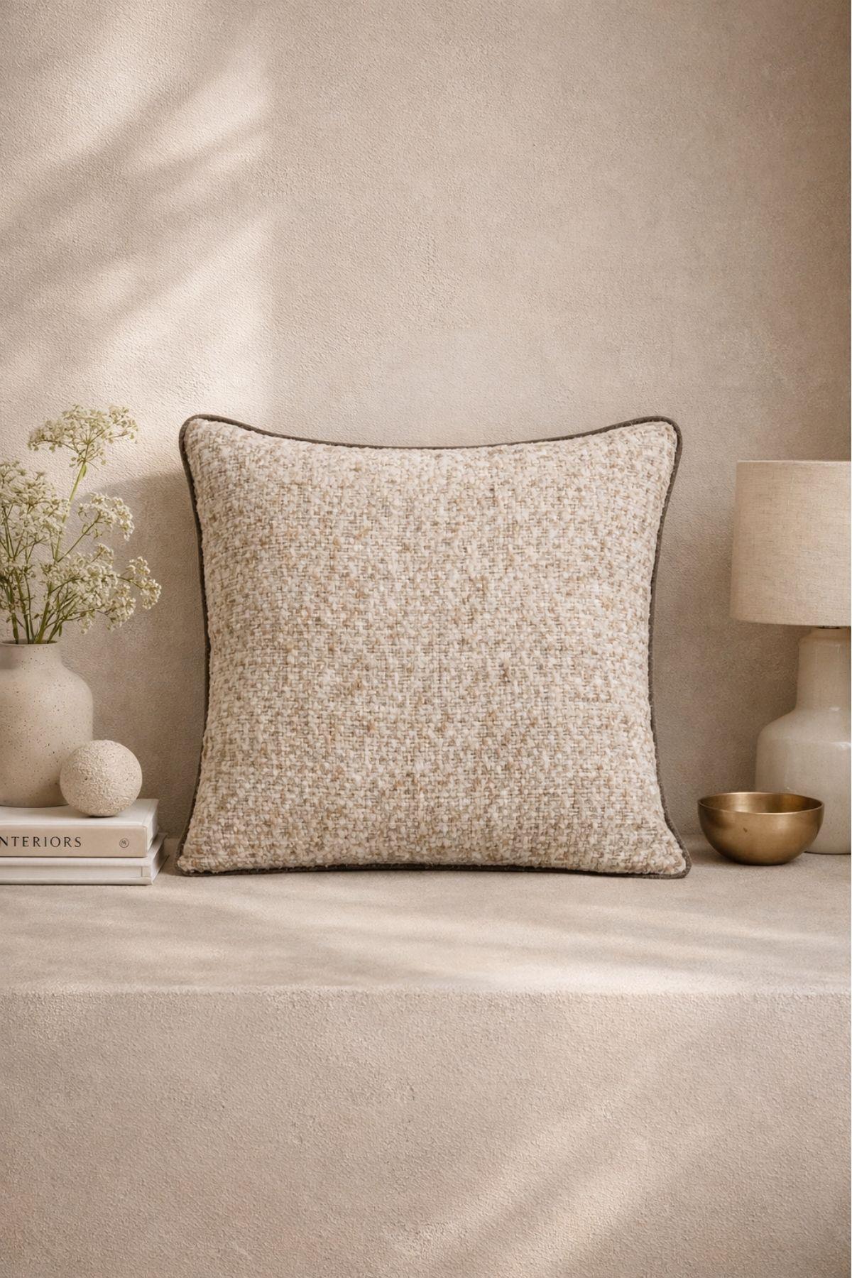 Exclusive Haki Biyeli Açık Kırlent