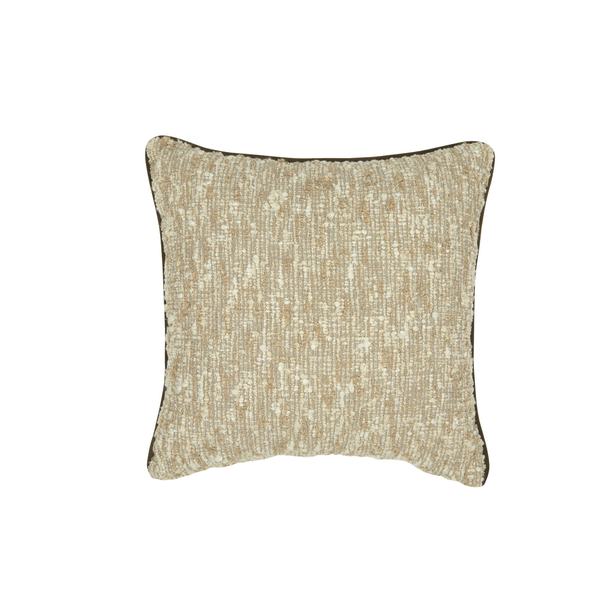Exclusive Khaki Dark Throw Pillow