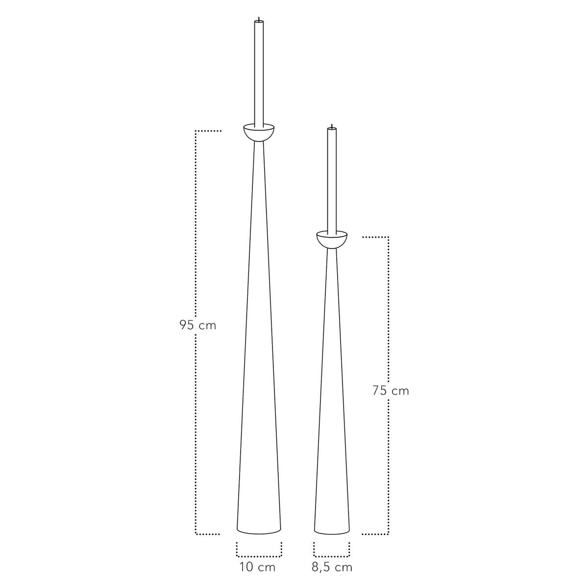 Flute Mumluk 75cm krem lifestyle - Chappal