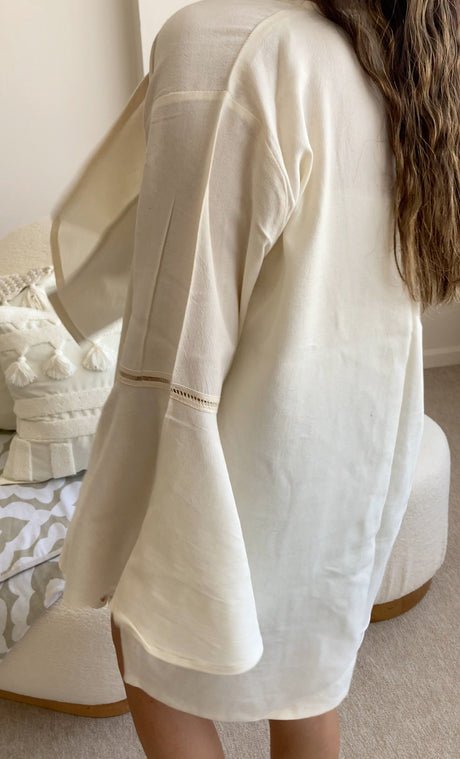 Freya Kimono, gerçek kullanım arka görünüm, yüzsüz - Chappal
