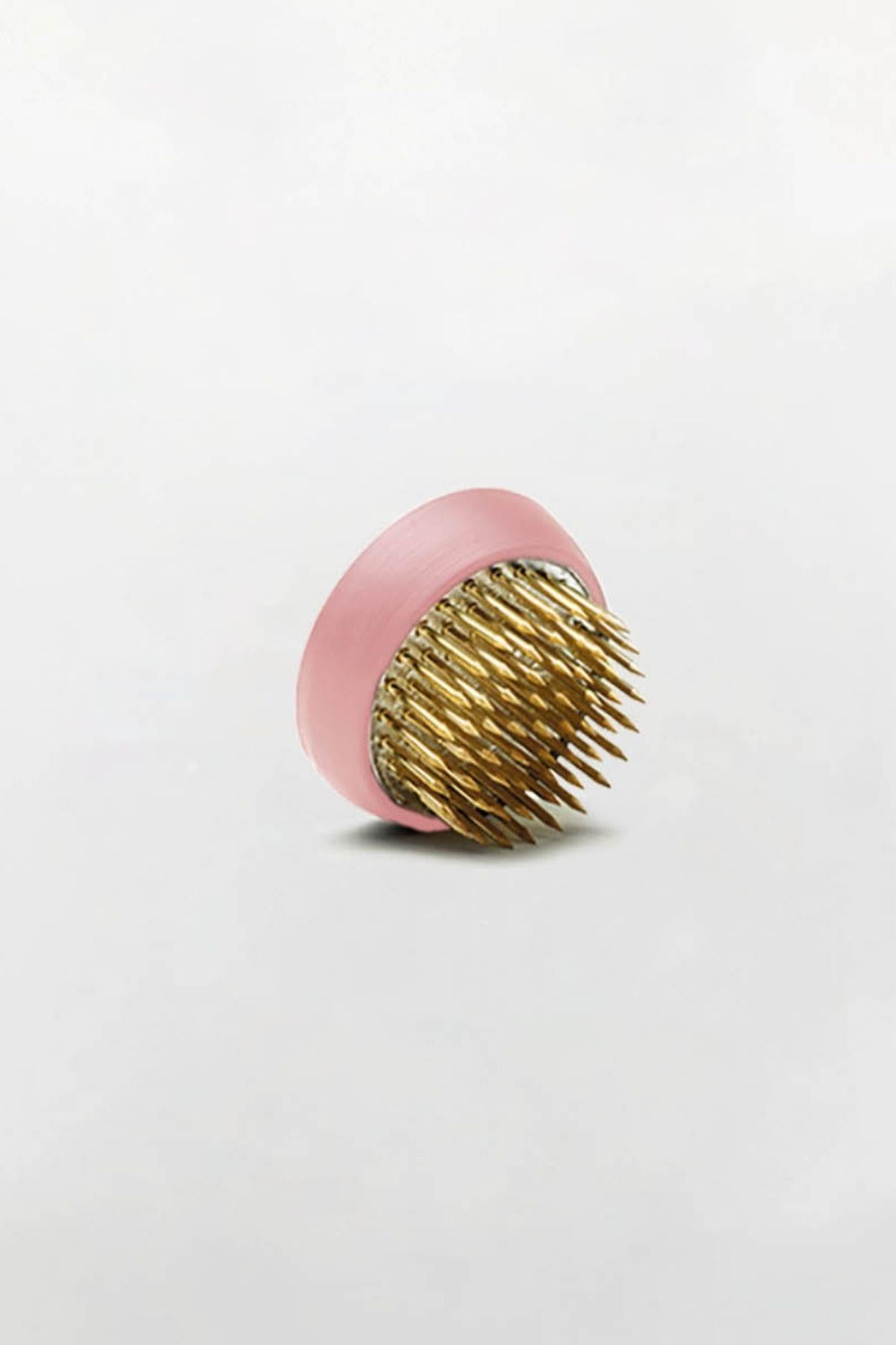 Garden Glory Kenzan İkebana Çiçek Kurbağası Küçük - Pink - ürün görseli 2 | CHAPPAL