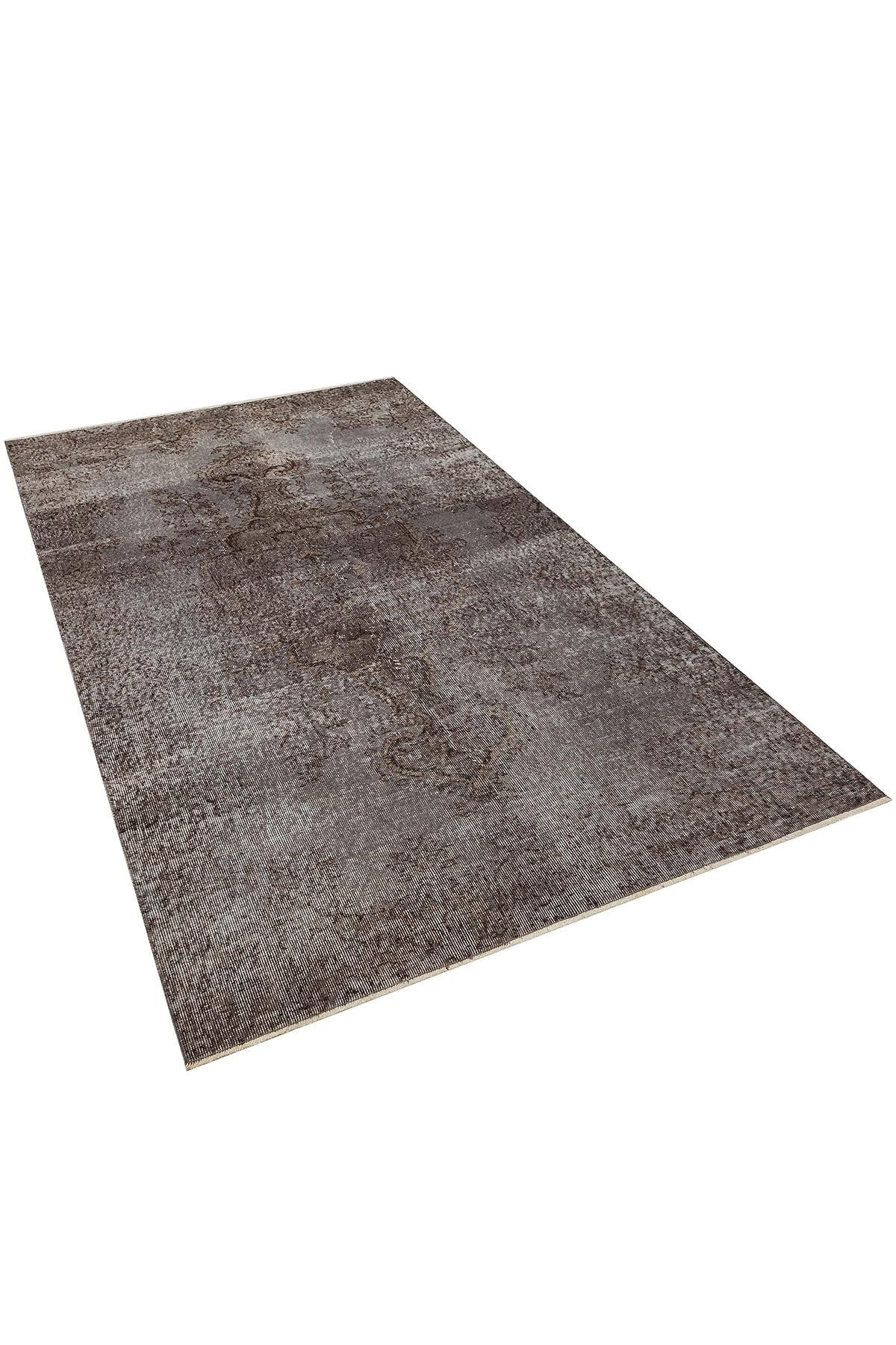 Gray Patterned Woven Carpet