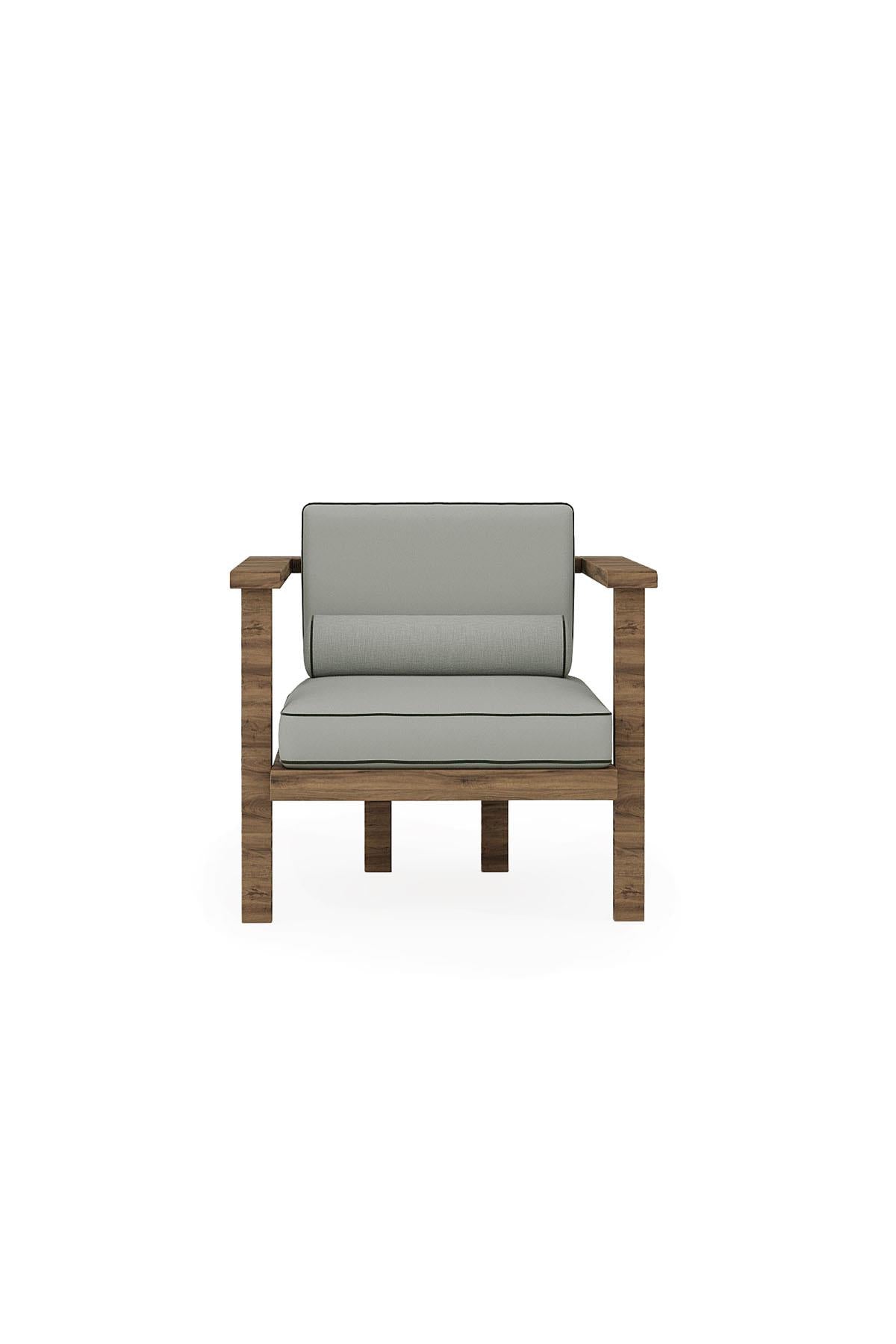 Harmony Iroko Wooden Armchair
