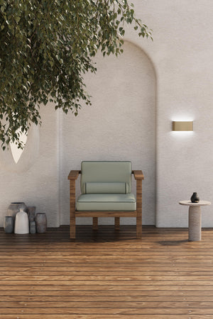 Harmony Iroko Wooden Armchair