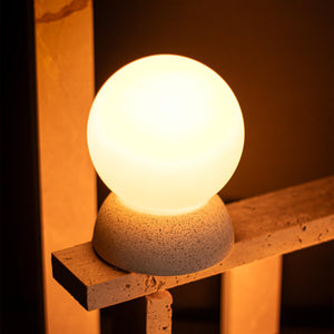 LIA Dekoratif Beton Lamba - Kablolu (Led Ampül Hediyeli)