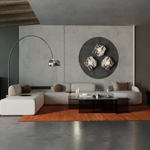 Double Smoked Medium Glass Coffee Table