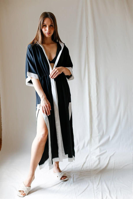 Luna Kaftan Siyah