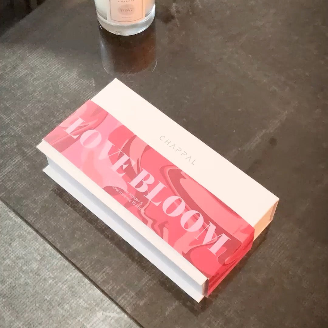 Love Bloom Tütsü Seti mum ışığında yaşam alanında