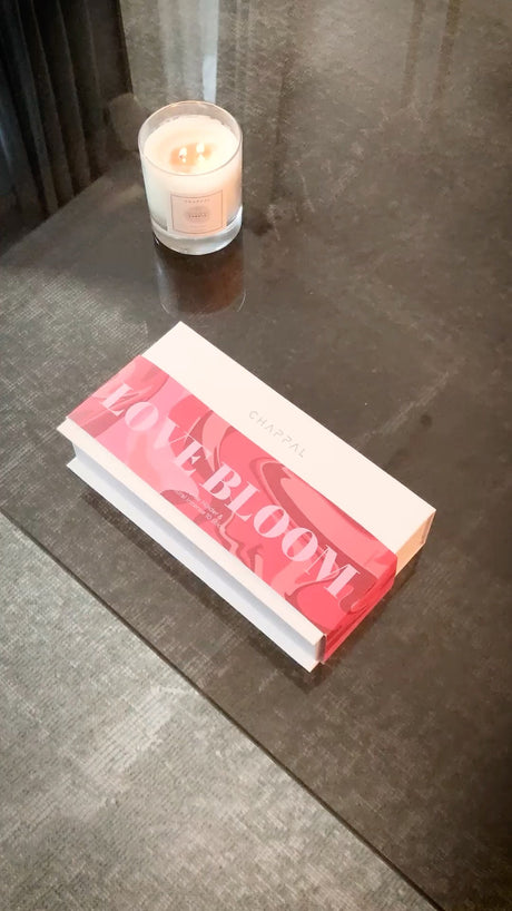 Love Bloom Tütsü Seti mum ışığında yaşam alanında