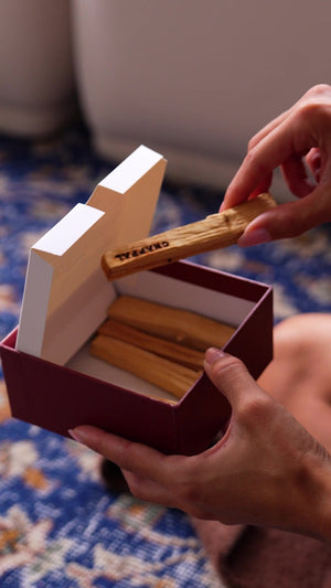 Palo Santo Meditasyon Seti kullanım anı – alternatif 2